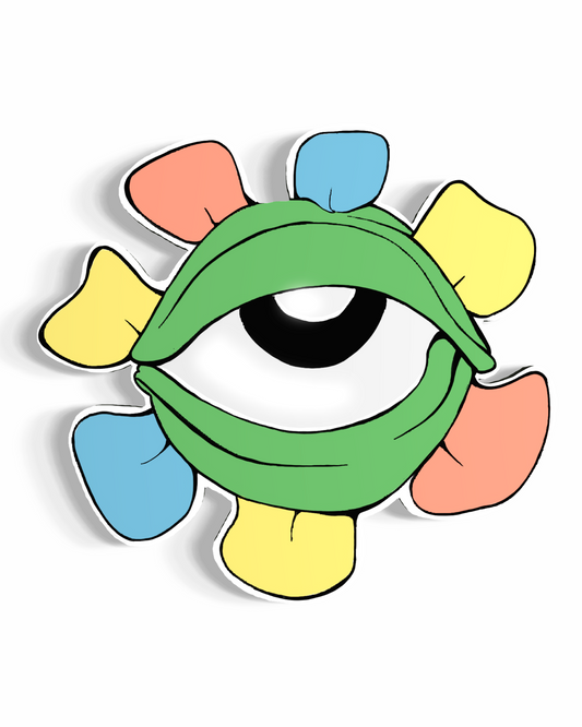 classic eye sticker